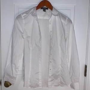 Primark white button up‎